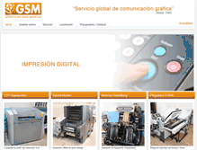 Tablet Screenshot of imprentagsm.com